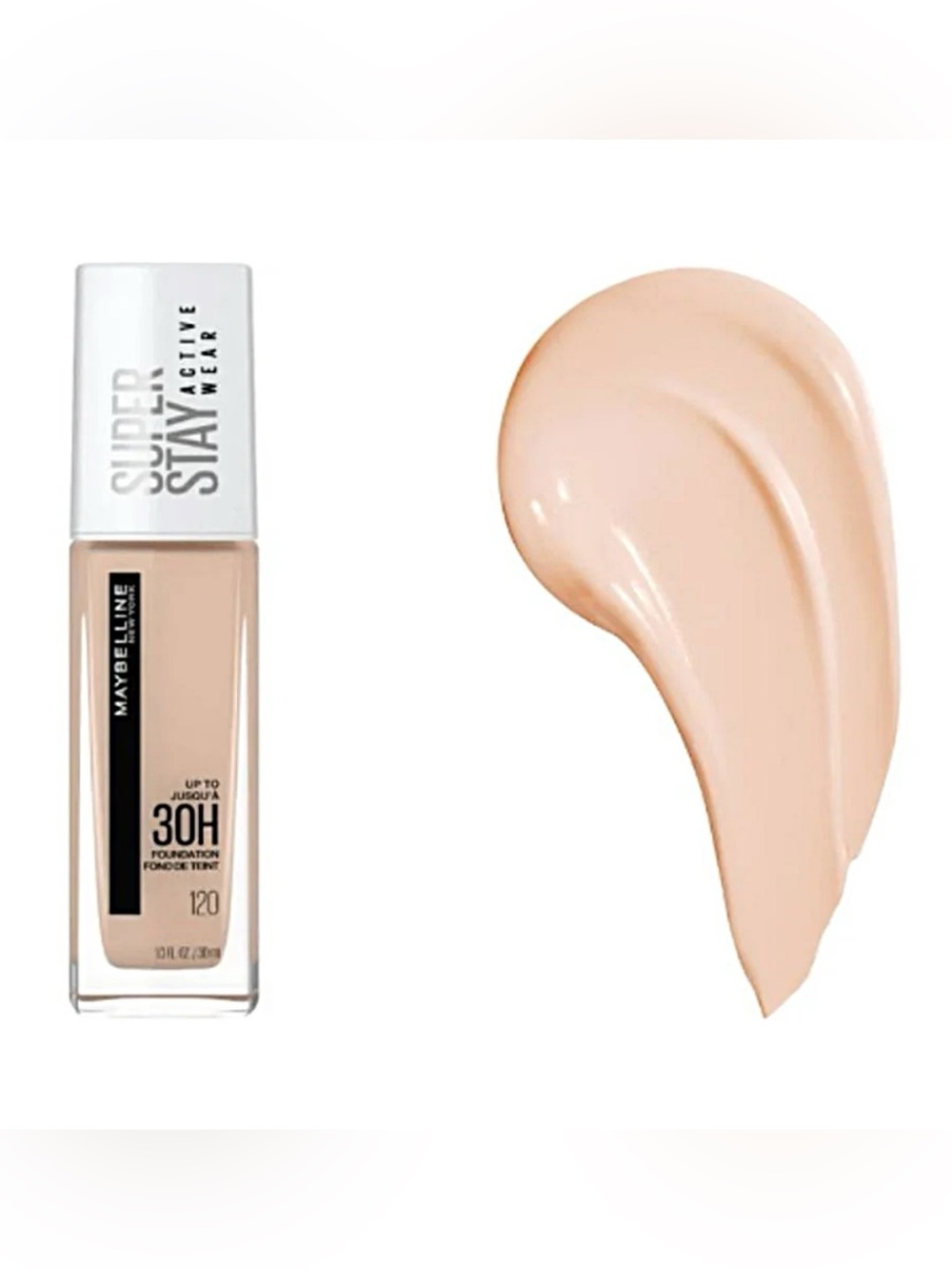 🆕 Maybelline Super Stay 30H Foundation - 120 Nude Beige